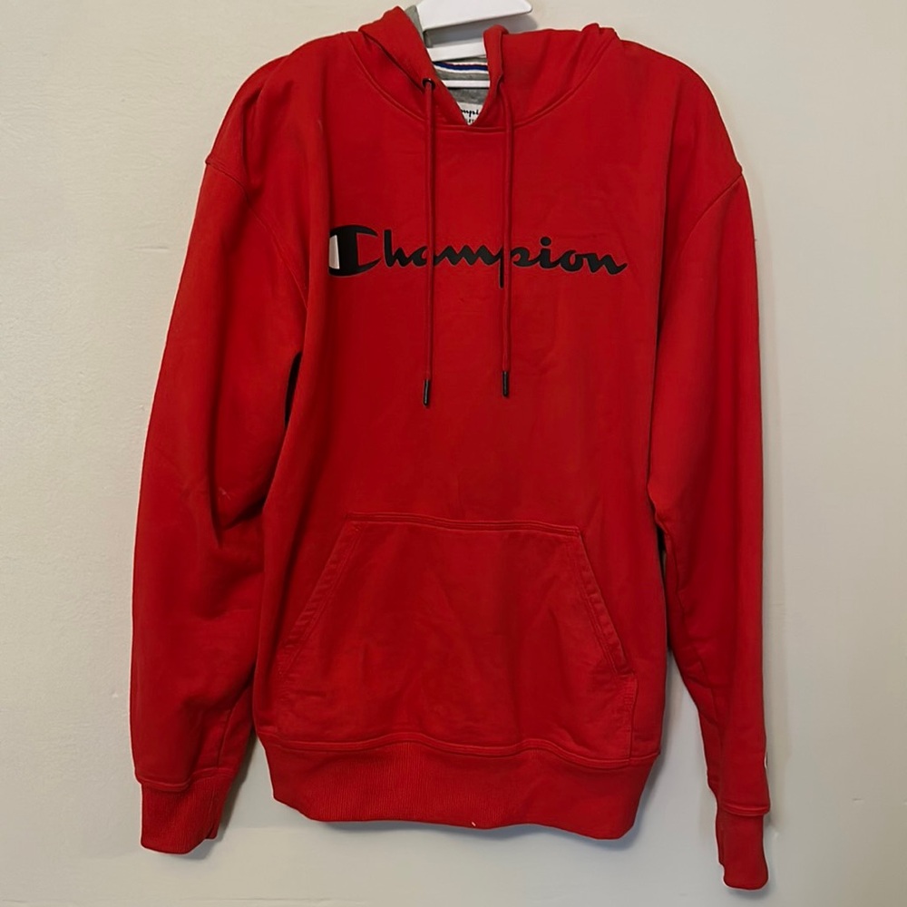 Red Champion Hoodie